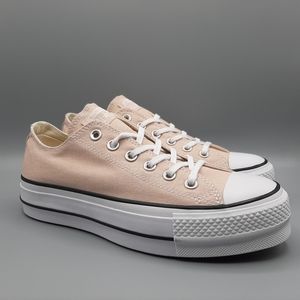 Converse All Star Lift Ox Platform Particle Beige